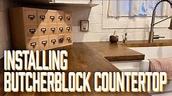 Installing Butcher Block Countertop