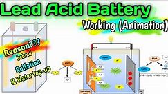 Lead Acid Battery - Working (Animation) | Charging & Discharging Process