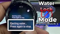 Do this before wetting your galaxy watch!