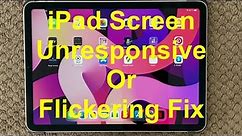 iPad Unresponsive Screen Problem And Fix, How To Fix Flickering iPad LCD Without Replacing LCD