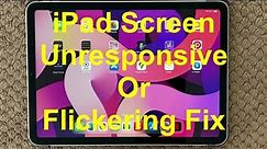 iPad Unresponsive Screen Problem And Fix, How To Fix Flickering iPad LCD Without Replacing LCD