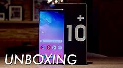 Samsung Galaxy S10+ unboxing