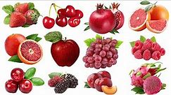Red Fruit | Red Fruits Name | Red Fruits In English | Fruits Vocabulary - ENGLIZO