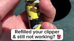 Clipper is truly a reusable lighter! You can refill the gas and flint, and replace the sparkwheel, giving you the option to reuse it as many times as you want #clipperlighter #clipperreusable #reusablelighter