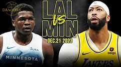 Los Angeles Lakers vs Minnesota Timberwolves Full Game Highlights | December 21, 2023 | FreeDawkins