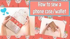 HOW TO SEW - a Phone Case/Wallet | Sewing Tutorial