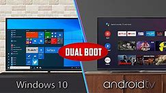 How to install android tv and windows 10 dual boot