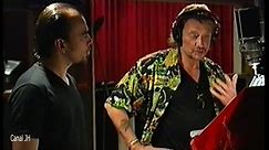 Johnny Hallyday-Allumer le feu en studio avec Obispo