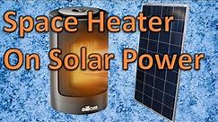 Running Space Heaters on Solar Battery Power