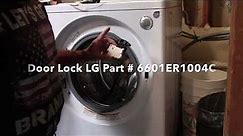 LG Washing Machine "DE" Error Code Model: WM0642HW