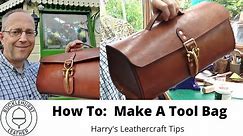 How To Make A Compact Leather Tool Bag