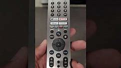 Sony 2021 A90J remote and Demo. Bestbuy