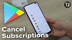 How to Cancel a Subscription in Google Play