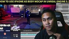How to use iphone as body mocap in Unreal Engine 5.1