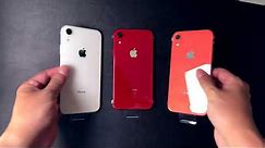 Iphone XR Unboxing Coral vs White vs Red