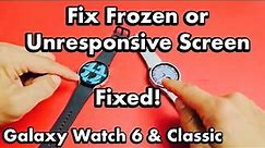 Galaxy Watch 6: How to Restart if Screen is Frozen or Unresponsive (Forced Restart)