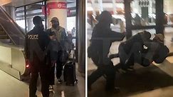 Delta Passenger Assaults Cop, Taken Down and Arrested at LAX