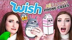 HUGE WISH PHONE CASE HAUL!!! + CHEAP PHONE CASES FROM ALIEXPRESS 2018
