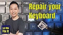 How to Replace and Repair Laptop Keys