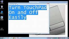 Turn TouchPad On and Off Easily