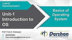 1.01 - Basics of Operating Systems