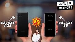 Galaxy A22 vs Galaxy S8 Qual é o MELHOR? (Comparativo)