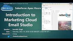 Introduction to Marketing Cloud Email Studio