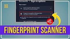 [FIXED] We Couldn't Find a FINGERPRINT SCANNER Compatible With Windows HELLO FINGERPRINT [Win 11/10]