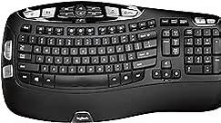 Logitech MK570 Wireless Wave Keyboard and Mouse Combo, Black
