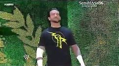 CM Punk vs Wade Barret Special Guest Referee John Cena Full Match. Raw 1/24/11.