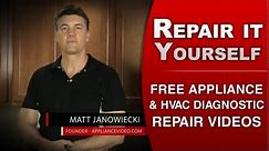 Fix it Yourself with over 5,500 Repair videos at | ApplianceVideo.com