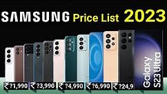 Samsung All New & Best Mobiles Price List 2023