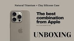 Apple’s BEST LOOKING Case for iPhone 15 Pro | Clay Silicone Case ASMR UNBOXING