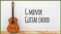 How To Play G Minor Chord (2 Ways Gm Chords For Beginners)