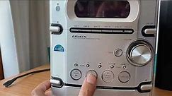 Sony CMT-HPX9 Mini Hi-Fi Component System, AM/FM, 5 disc CD, Tape.. defective