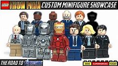 LEGO IRON MAN Custom Minifigure Showcase (Road to KANG DYNASTY Updated Customs)