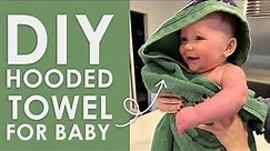 The Easiest Way to Sew a Hooded Towel