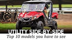 10 Best Utility Side-By-Sides and Recreational UTVs for Work and Play