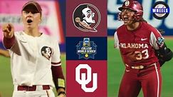 #3 Florida State vs #1 Oklahoma | WCWS Finals Game 1 | 2023 College Softball Highlights