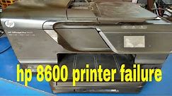 How to fix hp officejet pro 8600 printer failure error