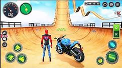 Superhero Bike Stunt GT Racing - Mega Ramp Stunt 3D - Bike Games Android Gameplay