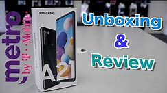 Samsung Galaxy A21 Unboxing and Review for metro by T-mobile