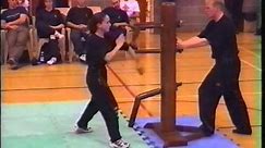 Female Wing Chun Master Level 10 Wooden Dummy