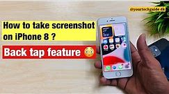 How to take Screenshot on iPhone 8 | 2023 |