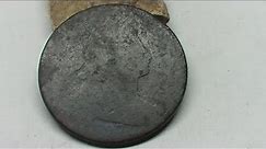 Draped bust large cent. Found Metal detecting .1797 Griped edge