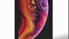 OtterBox - Ultra-Slim Statement iPhone XS Max Case (ONLY) - Clear Protective Phone Case with Luxurious Leather Accent (Lucent Black)