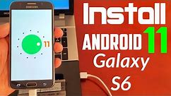 Samsung Galaxy S6/S6 Edge how to Install Android 11 LineageOS 18.1 Custom Rom Full Tutorial Guide