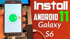 Samsung Galaxy S6/S6 Edge how to Install Android 11 LineageOS 18.1 Custom Rom Full Tutorial Guide