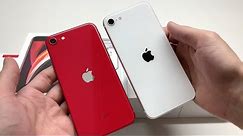 iPhone SE 2020 Red & White Color Comparison