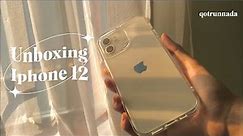 iphone 12 unboxing video 2021 ☁️ white ☁️ qotrunnada | indonesia